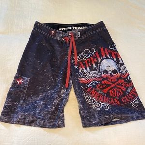 Men’s Affliction Size 33 Swim Shorts